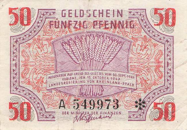 r.213 50 Pfennig 1947